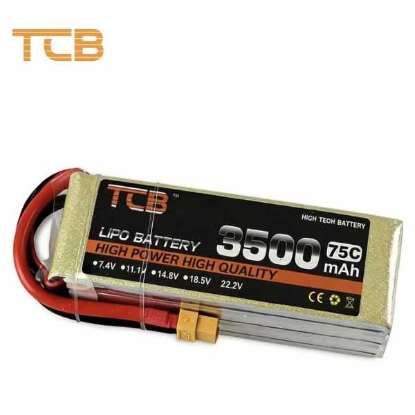 22.2V 3500mAh FPV 6S Battery High Voltage 75C Lipo Battery For Agricultural Drones