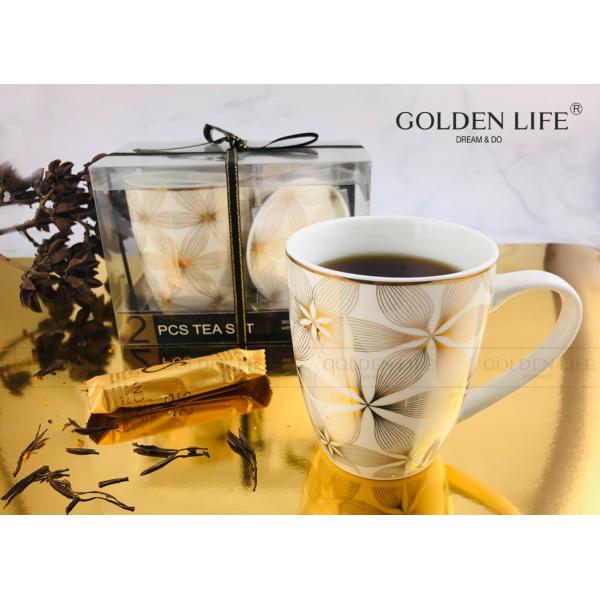 470ml Ceramic Coffee Mug New Bone China Customer For Gift