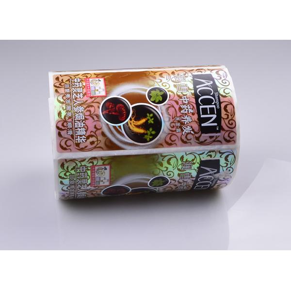 Print custom waterproof adhesive label sticker for hair care shampoo bottle packaging