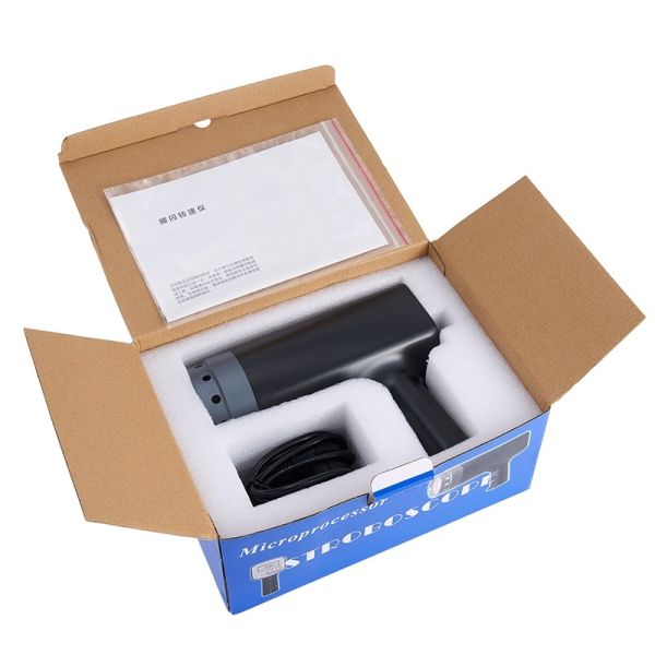 DT-2350 Digital Handheld Stroboscope with Flash Tube Life 100 Million Times, 0.3 Seconds Sampling Time, and ±(0.05%N+1d) Accuracy
