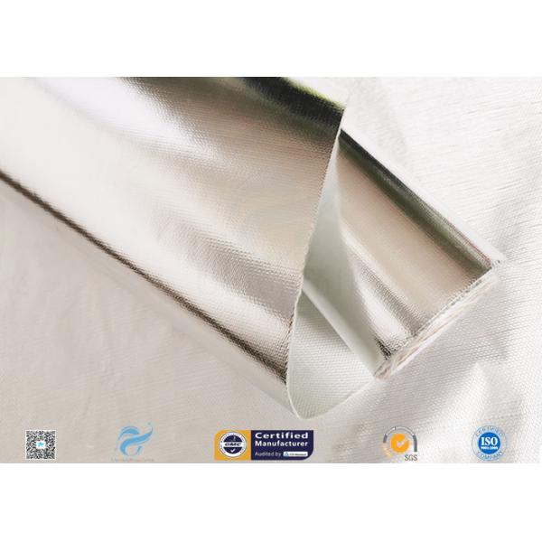 Ткань стеклоткани алюминиевой фольги термоизоляции определенная сплетенная стороной