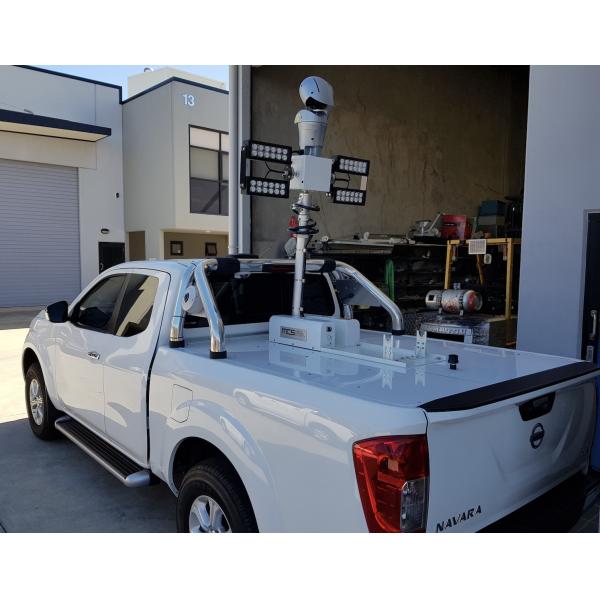 1.8m emergency light tower-pneumatic telescopic mast light tower for fire vehicle, pan tilt light tower, pneumatic mast lighting tower NR-R1800-240