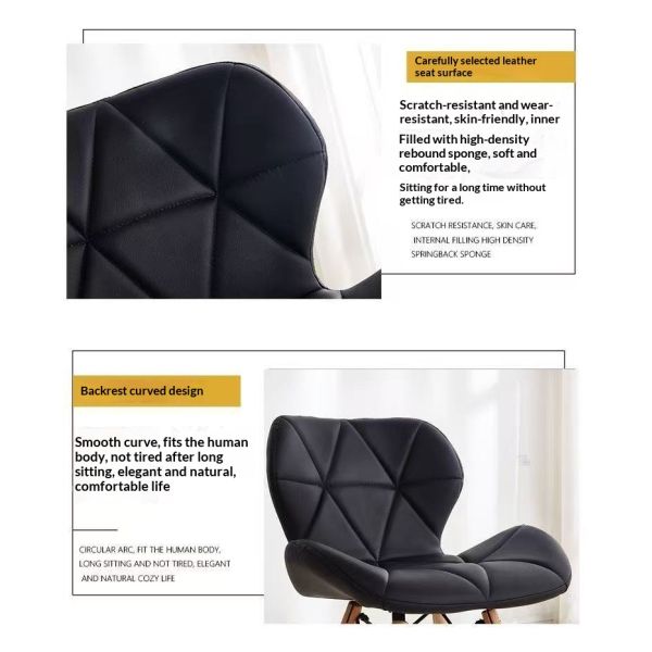 Elegant Design Traditional Home Furniture Comfortable Popular Fabric Dining Chairs Durable Legs Leisure Accent Chair