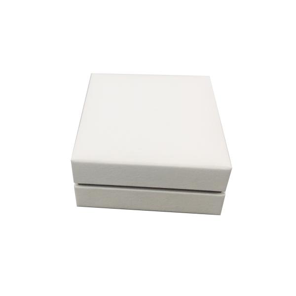 White Color Luxury Classic Rigid Cardboard Gift Boxes For Necklace