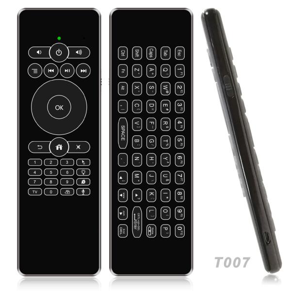 Wireless Air Mouse Backlight Keyboard Remote Control For Smart Android TV Mini PC