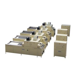 45KW LCD Recorder 360deg Uv Curing Conveyor With Adjustable Lamp Tube