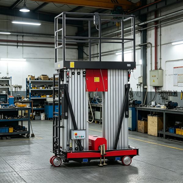Hyperscale Data Center Vertical Mast Lift Industrial Platform 9m 10m 12m