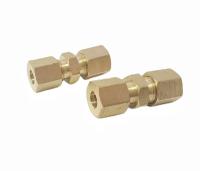 Encaixes de tubulação de bronze da união da compressão do CNC 3/8