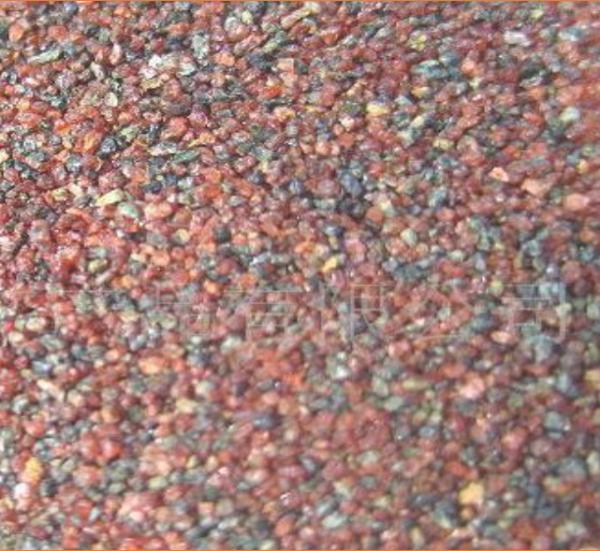 Arena pulida de Garnet Abrasives Sandblasting Media 80 de los bordes