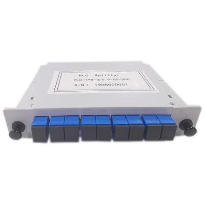 Divisor em forma de caixa do PLC da fibra ótica de LGX, divisor do Plc 1x8 com os adaptadores do SC/UPC