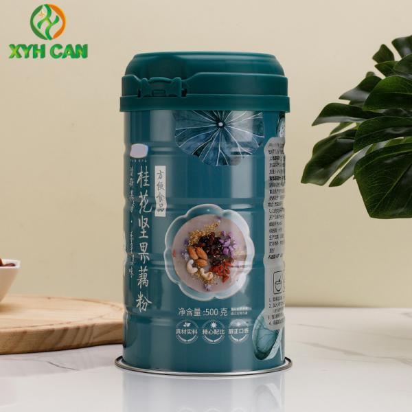 O leite pulveriza Tin Cans que FDA para 500g Tin Boxes para o alimento do pó de leite empacota a espessura de 0.23mm com tampa superior