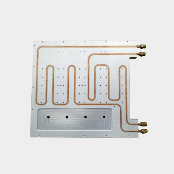 Conductividade térmica Caldeira de placas de frio de metal refrigerado com sistema de arrefecimento de líquido