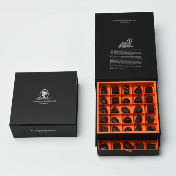 Hologram Effect Chocolate Truffle Packaging Sliding Drawer Gift Boxes OEM ODM