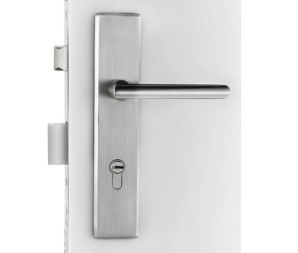 Fechaduras de porta de aço inoxidável externo fechadura de estilo Mortise Single Role 6 Beads Cylinder