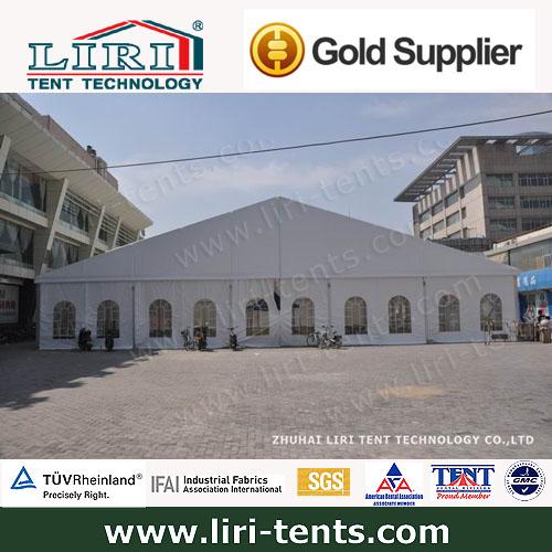 Hot Sales Large Translucent tent 20*40m with translucent PVC Cover for 600 people party