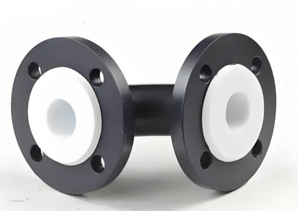 Teflon Lined Steel Pipe Excellent Chemical Resistance For Chemical Industry