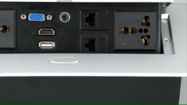 Universal power popular pop up conference table power outlet