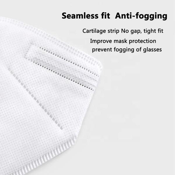 Anti Bacteria KN95 Disposable Dust Masks , Multi Layer KN95 Particulate Mask