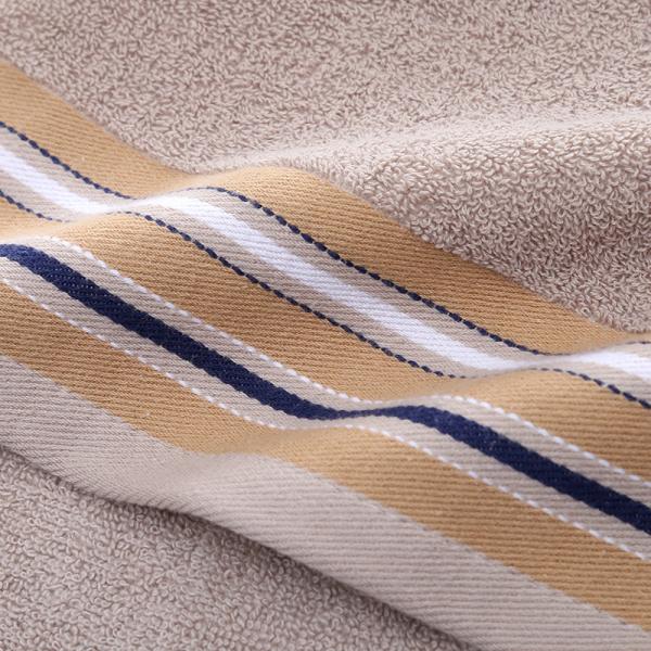 Вышитое логотипное полотенце для лица с широкой атласной границей и чистым хлопковым материалом