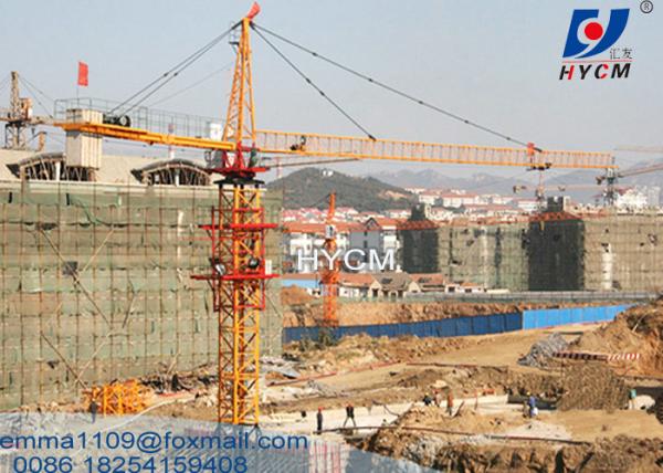TC6020 60M Jib Topkit Tower Crane Top-slewing Type 10tons Load Capacity