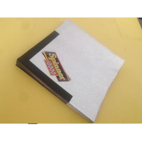 Adhesive aluminium foil beer neck label with good price best quality Aluminium golden red color beer label foil