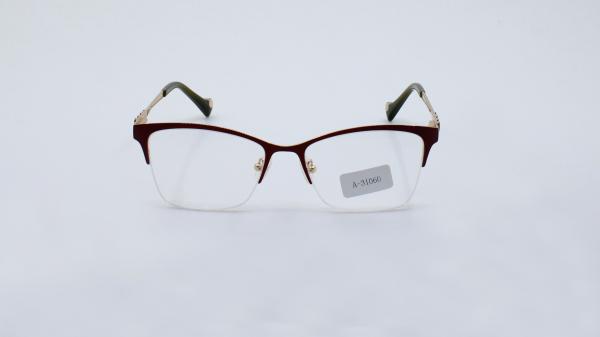 Fashion clear lens eyeglass for Women carved flowers decoration birthday gifts high quality metal eyewear