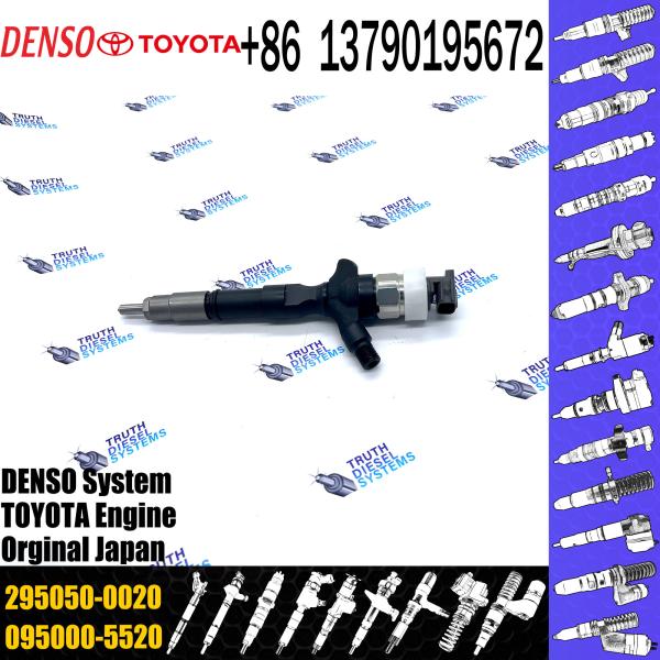 Diesel Fuel Common Rail Injector 295050-0020 For Toyota 1KD 2KD 23670-30190 23670-0020
