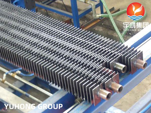 Rectangular Finned Tube Carbon Steel Stainless Steel Heat Exchanger