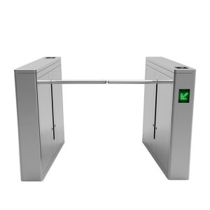 IP54 BLDC Motor Drop Arm Turnstile Biometric Access Control Gate with 30 Persons/Min Capacity