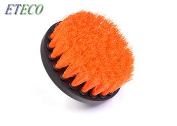 House Hold Round Red Drill Scrub Brush PP 2 Inch Quick Change Shafts