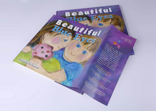 Coloful Fairy Tale Hardcover Children'S Books Coated Paper With Plastic Dust Jacket