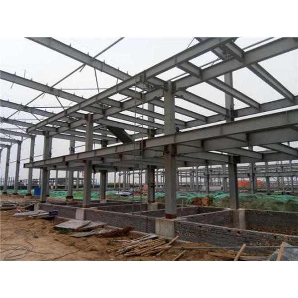 Prefabricated Steel Structure Workshop Hangar , Warehouse Steel Structure Building