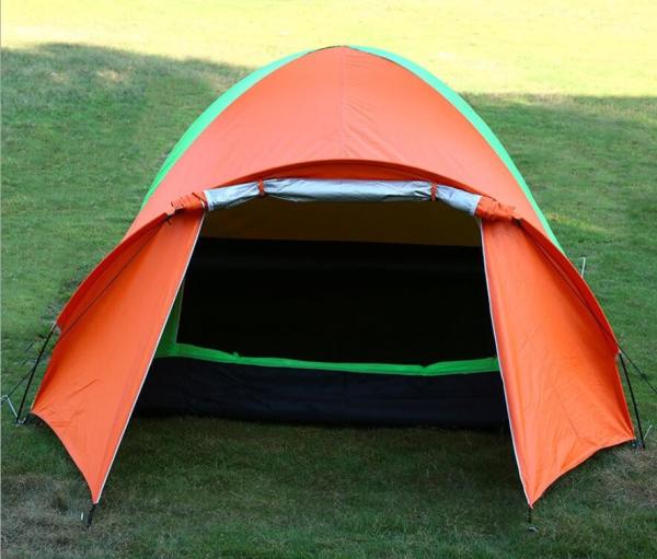Double Layer Backpacking Tent Windproof Waterproof Dome Tent for Camping Hiking Travel Climbing Easy Set Up Tent(HT6061)