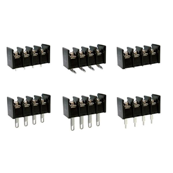 Тангаж клетки латуни покрынный Ni разъем терминального блока винта PCB 5mm/5.08mm