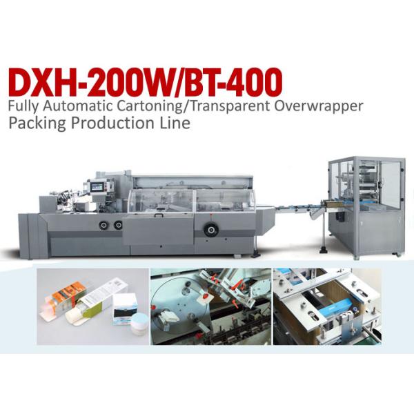 Touch Screen Cosmetic Blister Line Cartoning And 3D Film Over Wrapping