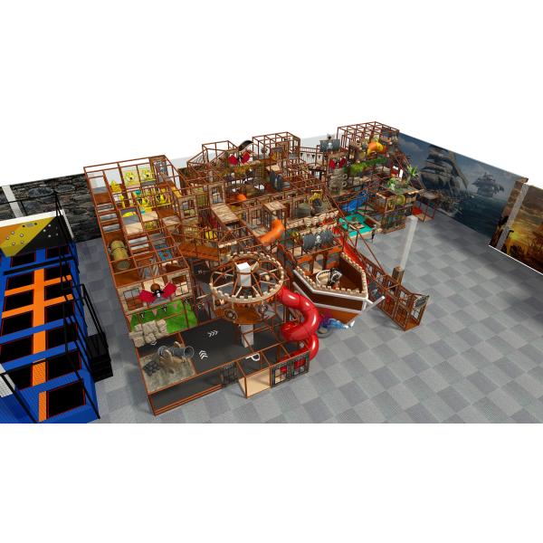 Commercial Kids Trampoline Park Equipment for Indoor Playgrounds