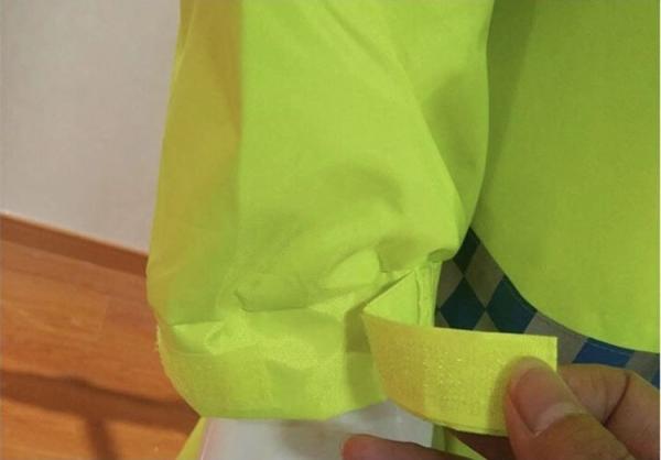 Reflective Raincoat, Classic Raincoat Waterproof Hi Vis Reflective Long Rain Jacket ANSI Class 3 Yellow, 4X-Large