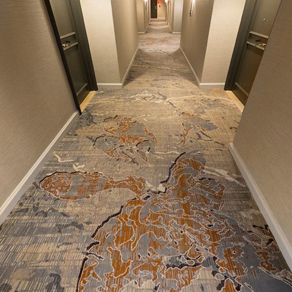 Axminster Carpet for Hallway in 5-star Hotel Guest Room Function Made by Machine