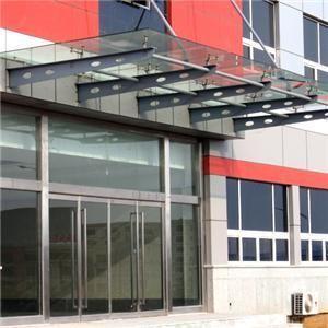 Cutting Edging Drilling Tempering Flat Curved Clear Laminated Glass for Entrance Canopy