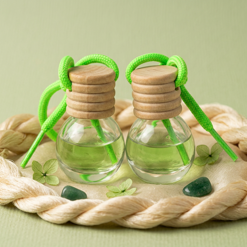 Anding 4ml Hanging Diffuser Bottle Automatic Diffuser Refill Mini Empty Glass Luxury Car Perfume Hanging Diffuser Bottle