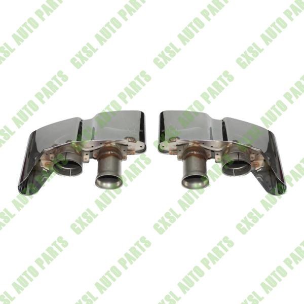 For Bentley Bentyga Left & Right Chrome Exhaust Tip V8 OEM 36A253681A 36A253682A