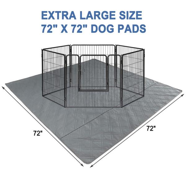 Oxford Anti Tear Pet Floor Mat Dog Play Crate Pee Training Waterproof