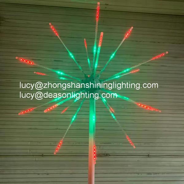 Outdoor led firework light christmas wedding events decoration