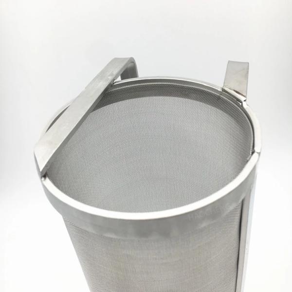 Food Grade 304 Stainless Steel Hop Filter Customized Width