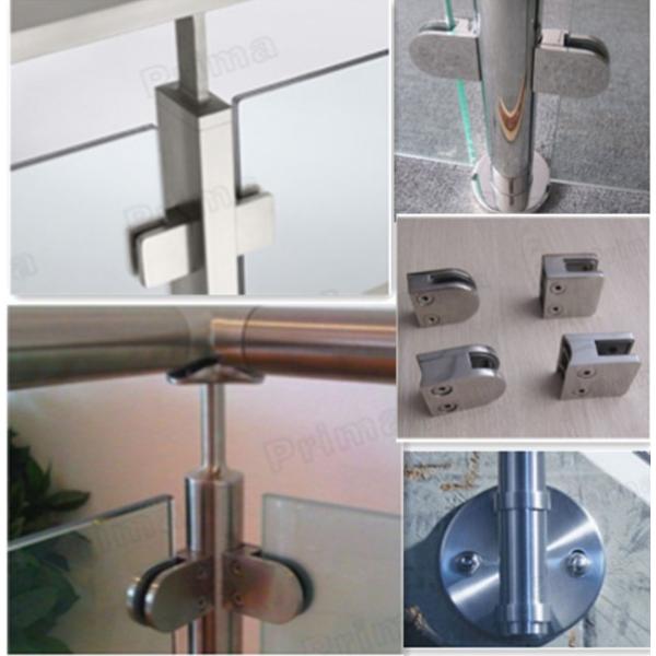 Square Post Stainless Steel Glass Balcony Railing Designs For Landing Balustrade