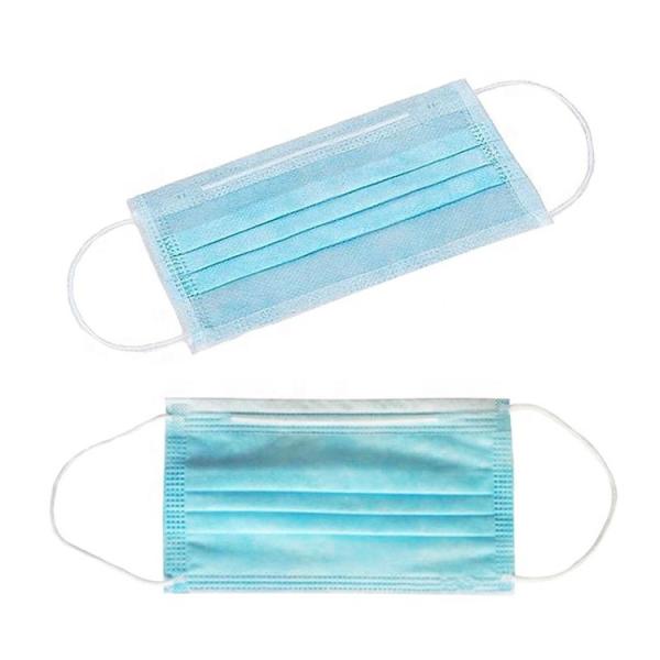 3 Ply Non Woven Disposable Face Mask For Smog & Antiviral Protection