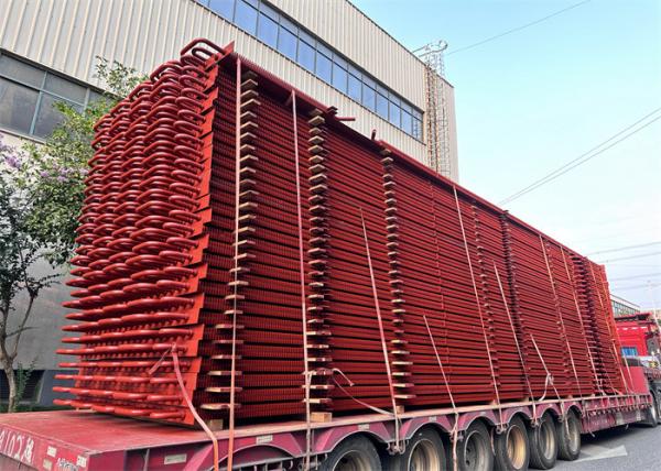 Bare H Finned Tubes Economizer Exhaust Heat Recovery Unit boiler flue gas economizer