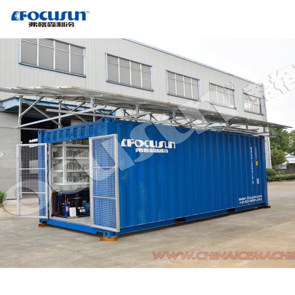 20ft Solar Container for Meat Vegetable Fish and Fruit Storage Building Material Shops