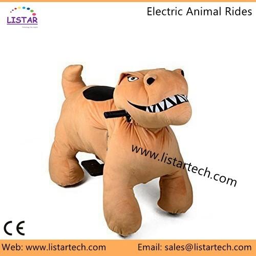 Walking Animal Toy Plush Animal Electric Scooter with Wheels Giddy up Ride on for Kids