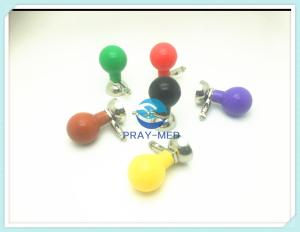 EKG Suction Ball Reusable ECG Electrodes 6 Months Warranty For Pediatric